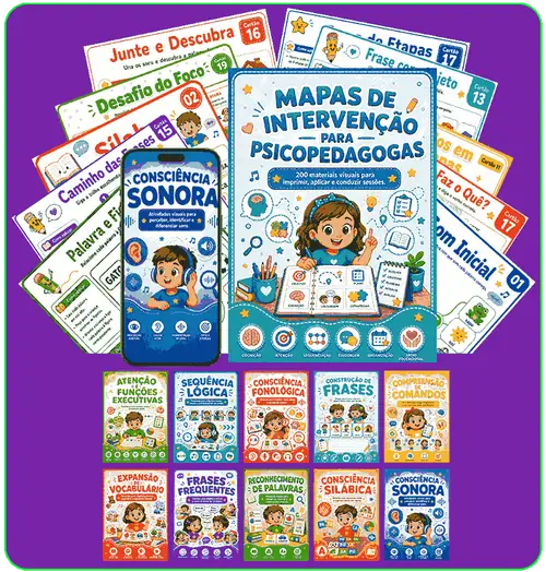 Mapas de intervenção terapêutica para psicopedagogas